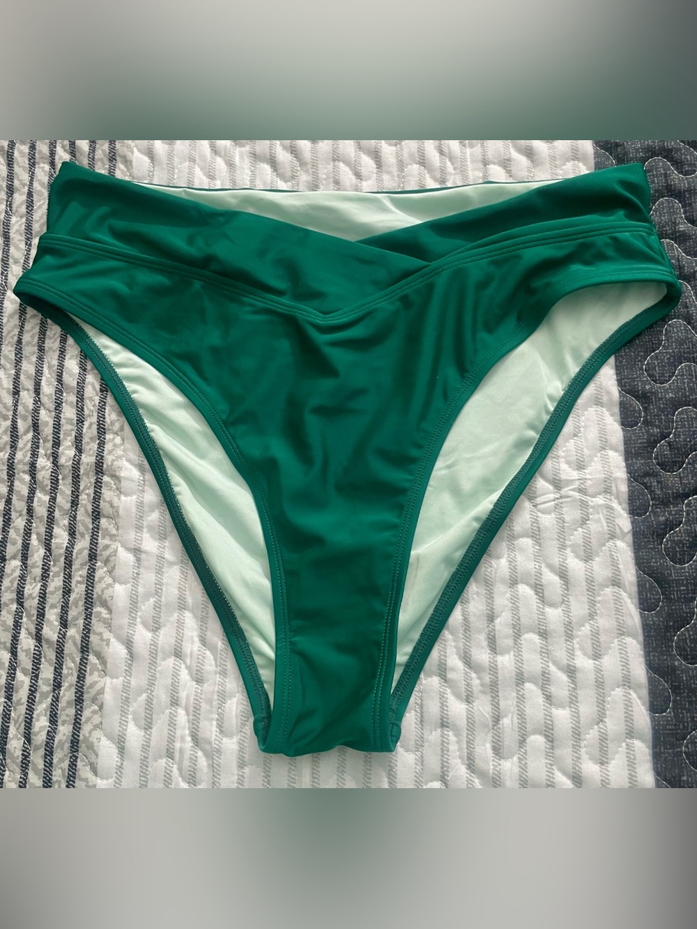 Cupshe Emerald Green Bikini Bottoms Only - NWOT - L